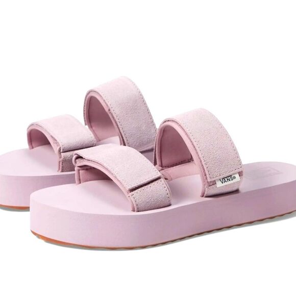 Vans Shoes - Vans Cayucas Slide Mega Platform- Light Purple